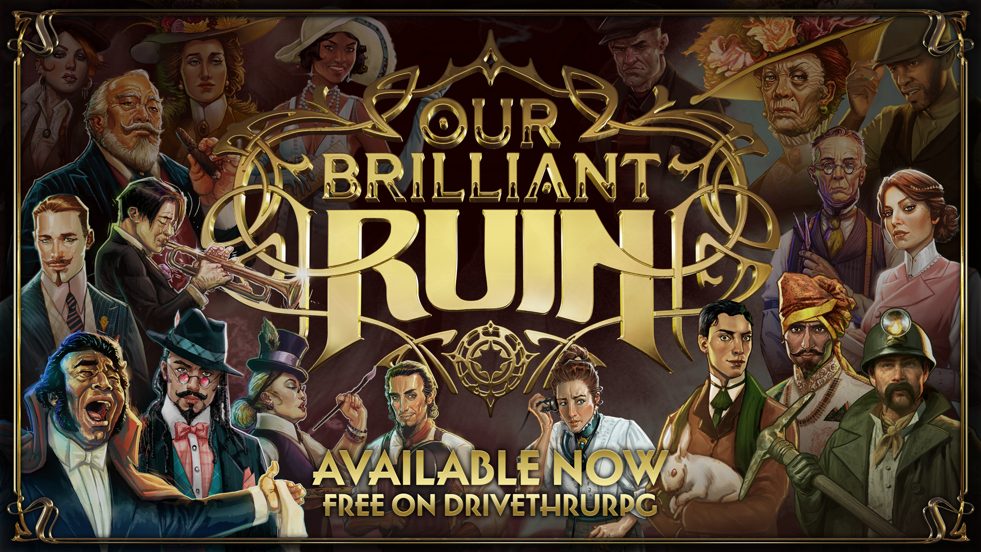 Offering the Our Brilliant Ruin core rulebook for free!